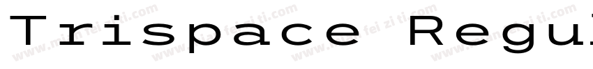 Trispace Regular字体转换